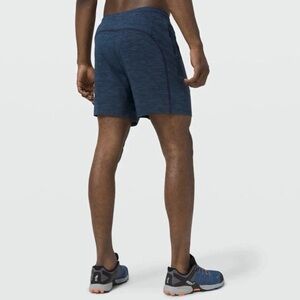 Lululemon Pace Breaker Out Of Mind Linerless 9" Navy Blue Shorts
